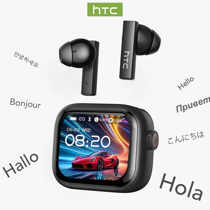 Wireless Earbuds Tws - [หน้าจอ Ultra HD] หูฟังบลูทูธ HTC NE40