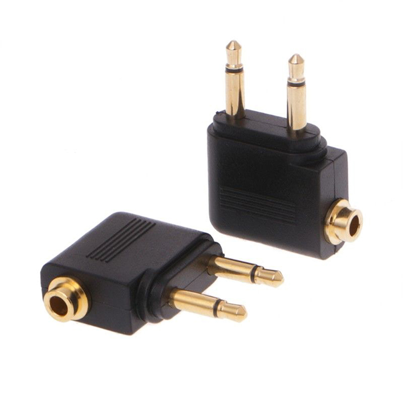 1 PC ทองชุบนิกเกิล Air Plane 3 - Earphone Splitter Jack บทวิจารณ์และราคา