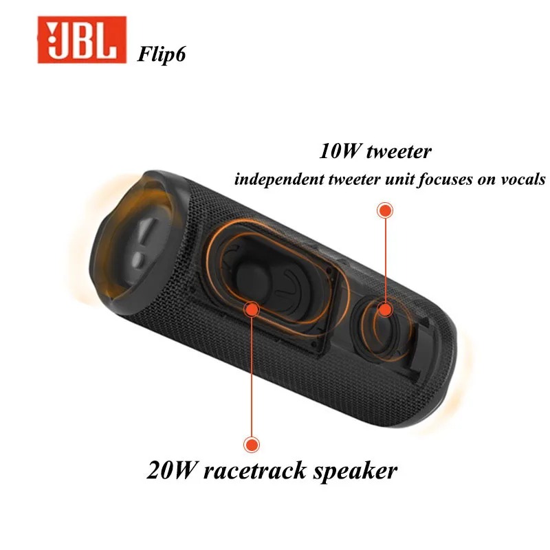 JBL Flip 6 ลำโพงบลูทูธขนาดเล็ก - Jbl Speaker Flip 6 บทวิจารณ์และราคา