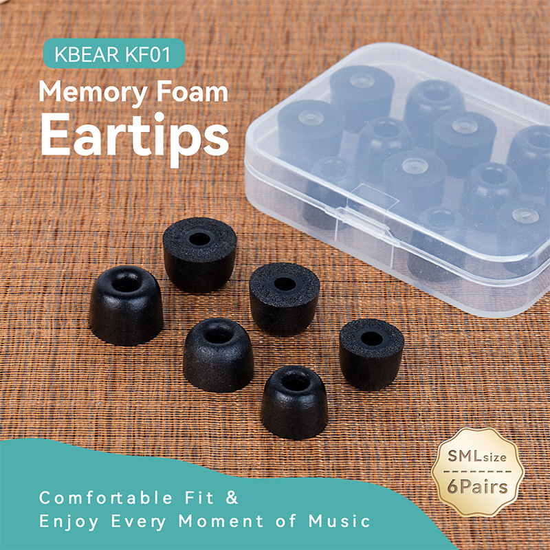KBEAR KF01 จุกหูฟังเมมโมรีโฟม  - Earphone Foam Tip บทวิจารณ์และราคา