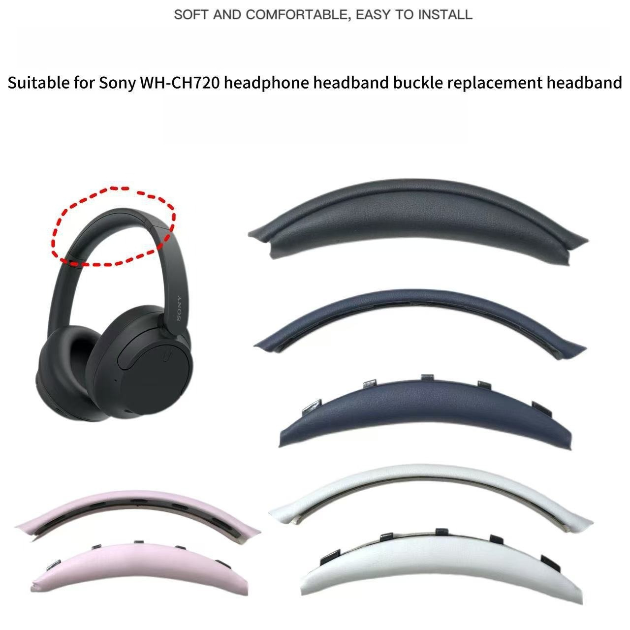 แผ่นรองหูฟังแบบเจลสำหรับ Sony  - Headphone Case Hard บทวิจารณ์และราคา