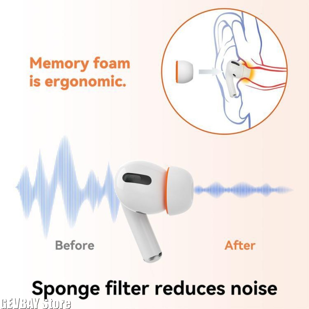 จุกหูฟังแบบฟองน้ำที่สวมใส่สบาย - Earphone Foam Tip บทวิจารณ์และราคา