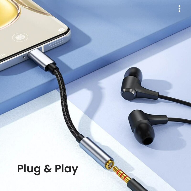 อะแดปเตอร์แจ็คหูฟัง USB-C ขนาด - Audiophile Headphone Wired บทวิจารณ์และราคา