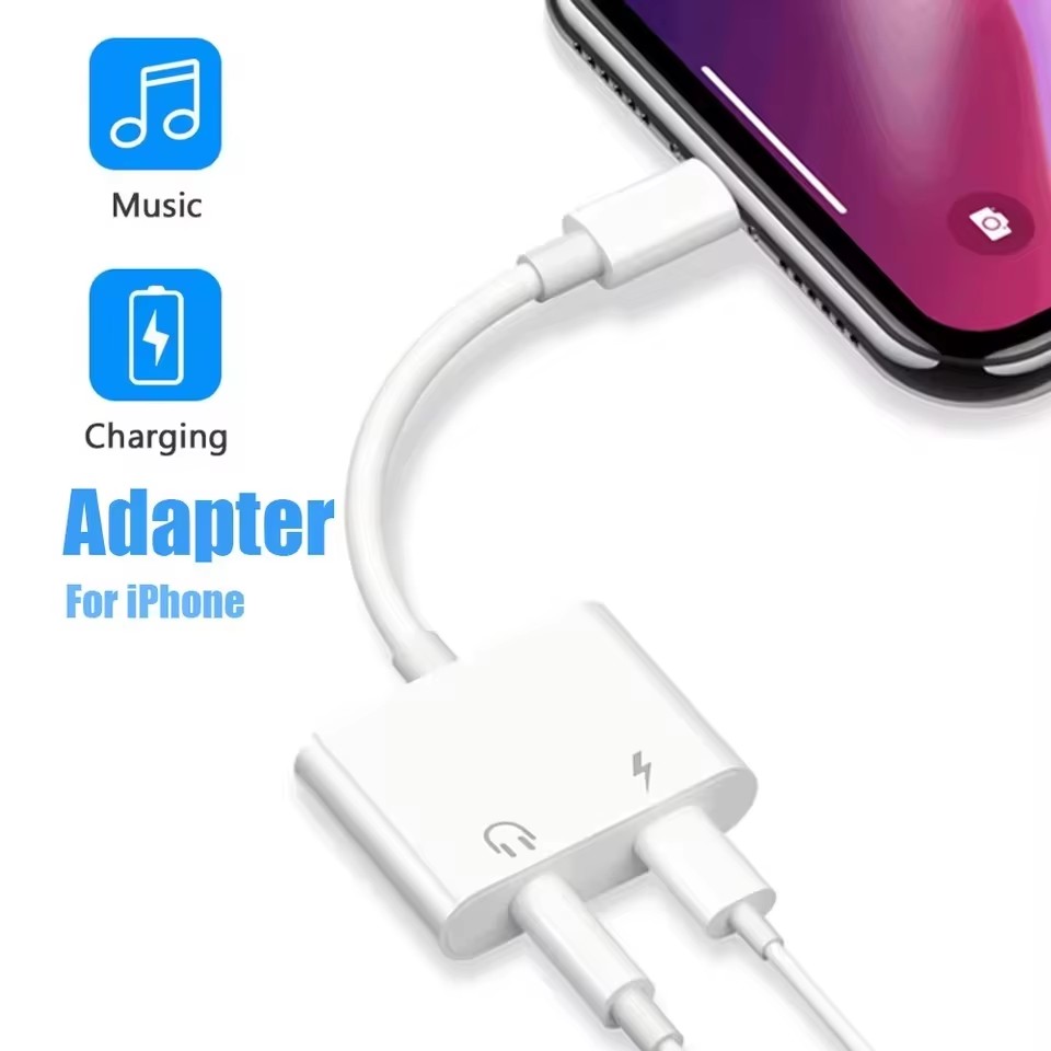 อะแดปเตอร์ชาร์จและเชื่อมต่อเสี - Earphone Splitter Jack บทวิจารณ์และราคา